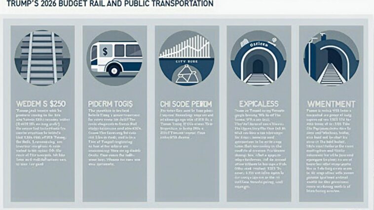 découvrez les cinq points essentiels à retenir du budget 2026 proposé par trump pour améliorer les transports ferroviaires et publics. analyse des investissements, des priorités et des impacts prévus sur la mobilité et l'infrastructure aux états-unis.
