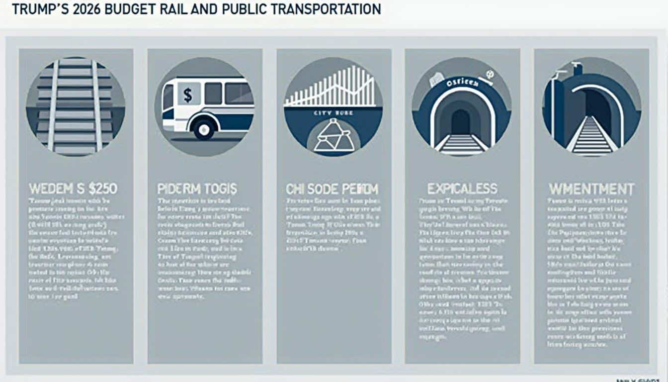 découvrez les cinq points essentiels à retenir du budget 2026 proposé par trump pour améliorer les transports ferroviaires et publics. analyse des investissements, des priorités et des impacts prévus sur la mobilité et l'infrastructure aux états-unis.