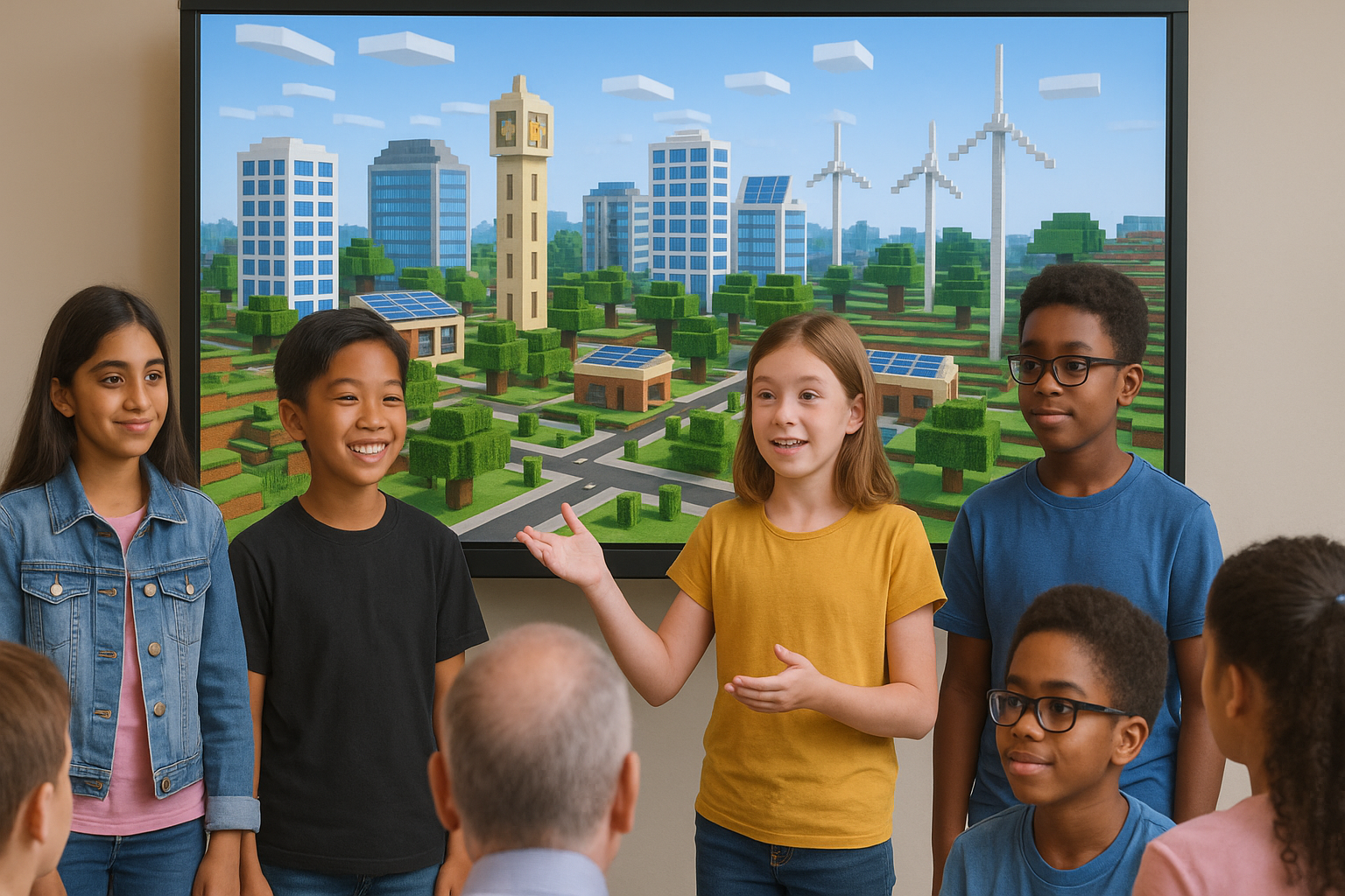 Ces gamins de Smart Docklands refont une ville à la Minecraft