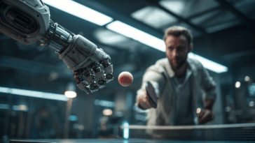 DeepMind entraîne ses robots à se débrouiller au tennis de table