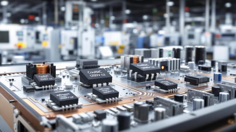 découvrez les mosfet coolsic 1200 v g2 d'infineon en boîtier q-dpak, conçus pour offrir une densité de puissance optimale dans vos applications industrielles. profitez de performances supérieures et d'une efficacité énergétique remarquable.