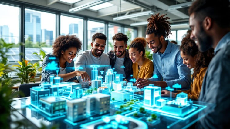 découvrez comment des étudiants utilisent des jumeaux numériques pour innover et proposer des solutions face aux défis mondiaux liés à la gestion des déchets.