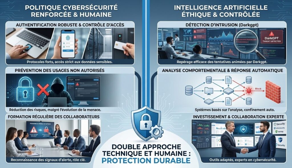 infographie mesure de sécurité contre Darkgpt