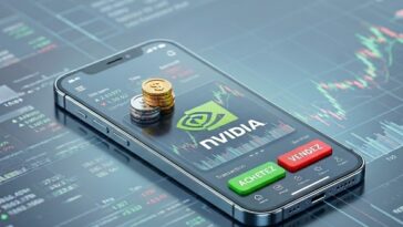 bourse NVIDIA appli mobile