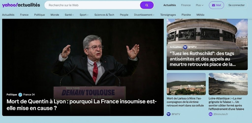 yahoo actu - france