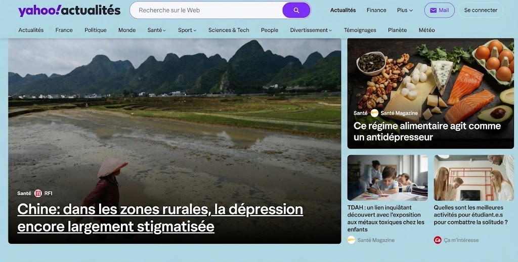 yahoo actu - santé