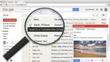 accusé de réception Gmail - zoom