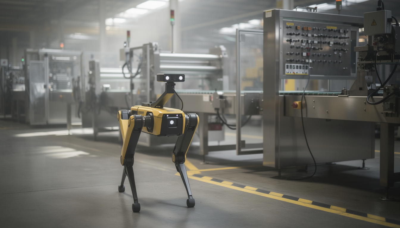découvrez comment boston dynamics améliore spot pour une inspection industrielle plus intelligente, rapide et efficace, révolutionnant la maintenance et la sécurité sur site.