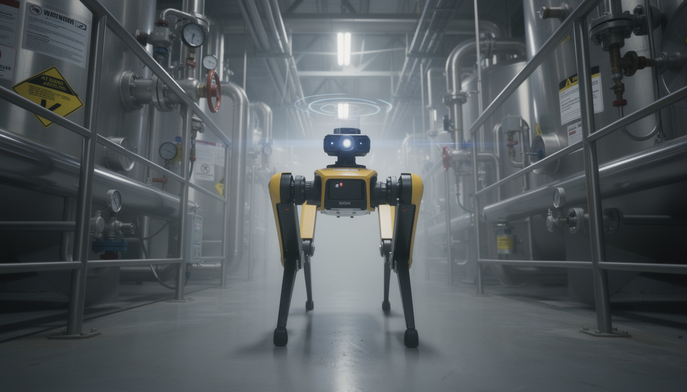 découvrez comment boston dynamics améliore spot pour des inspections industrielles plus intelligentes et efficaces, révolutionnant la maintenance et la sécurité sur le terrain.