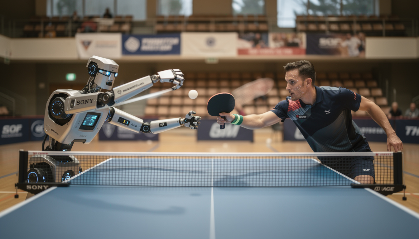 découvrez comment le robot de tennis de table développé par sony ai surpasse les joueurs d’élite grâce à une technologie avancée alliant intelligence artificielle et précision.