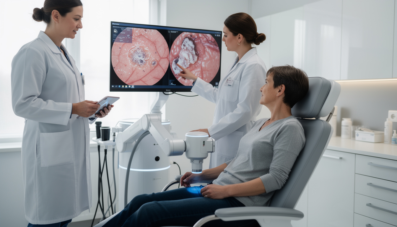 squaremind conçoit un robot innovant pour détecter rapidement les cancers de la peau dans les hôpitaux, améliorant ainsi la précision et la rapidité des diagnostics médicaux.