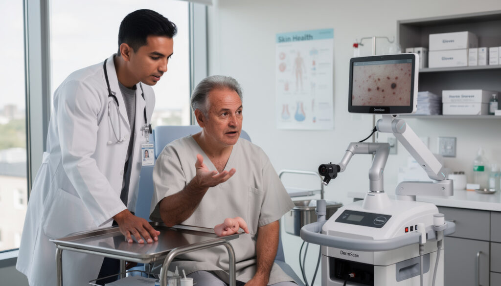 squaremind conçoit un robot innovant pour détecter rapidement les cancers de la peau, améliorant ainsi le diagnostic dans les hôpitaux.