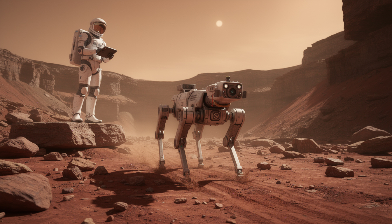 découvrez comment le chien robot révolutionne l'exploration des terrains extrêmes de mars grâce à sa technologie avancée et sa robustesse inégalée.