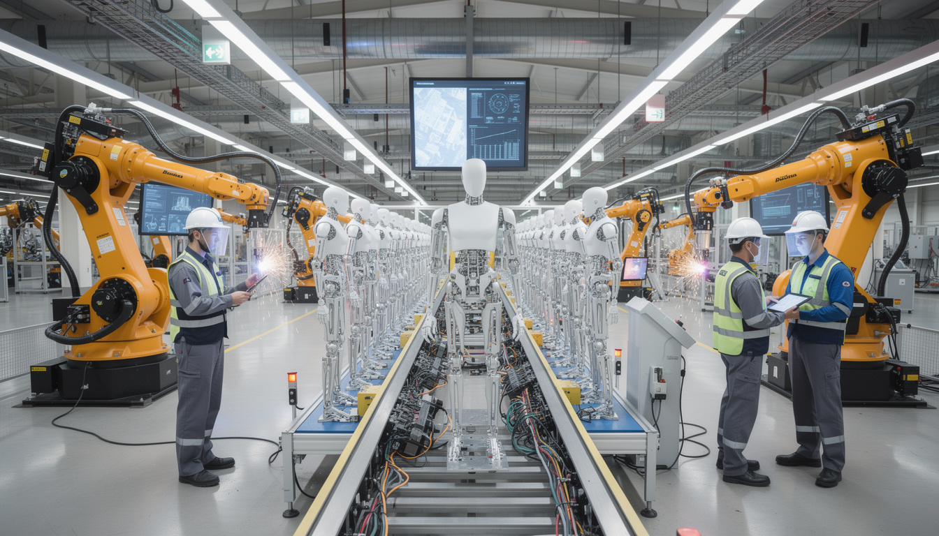 x inaugure une nouvelle usine dédiée à la production en série de ses robots domestiques, marquant une étape clé vers l’industrialisation de la robotique pour la maison.