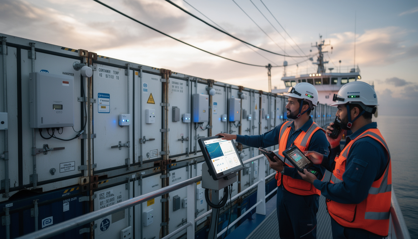 ericsson et net feasa collaborent pour intégrer la technologie 5g iot aux porte-conteneurs, révolutionnant la gestion maritime avec une connectivité avancée et une efficacité optimisée.