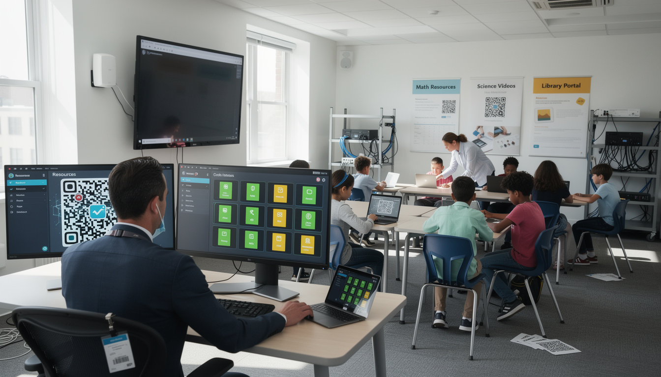 découvrez comment les qr codes simplifient l'accès et l'utilisation des classes connectées pour une expérience d'apprentissage interactive et moderne.