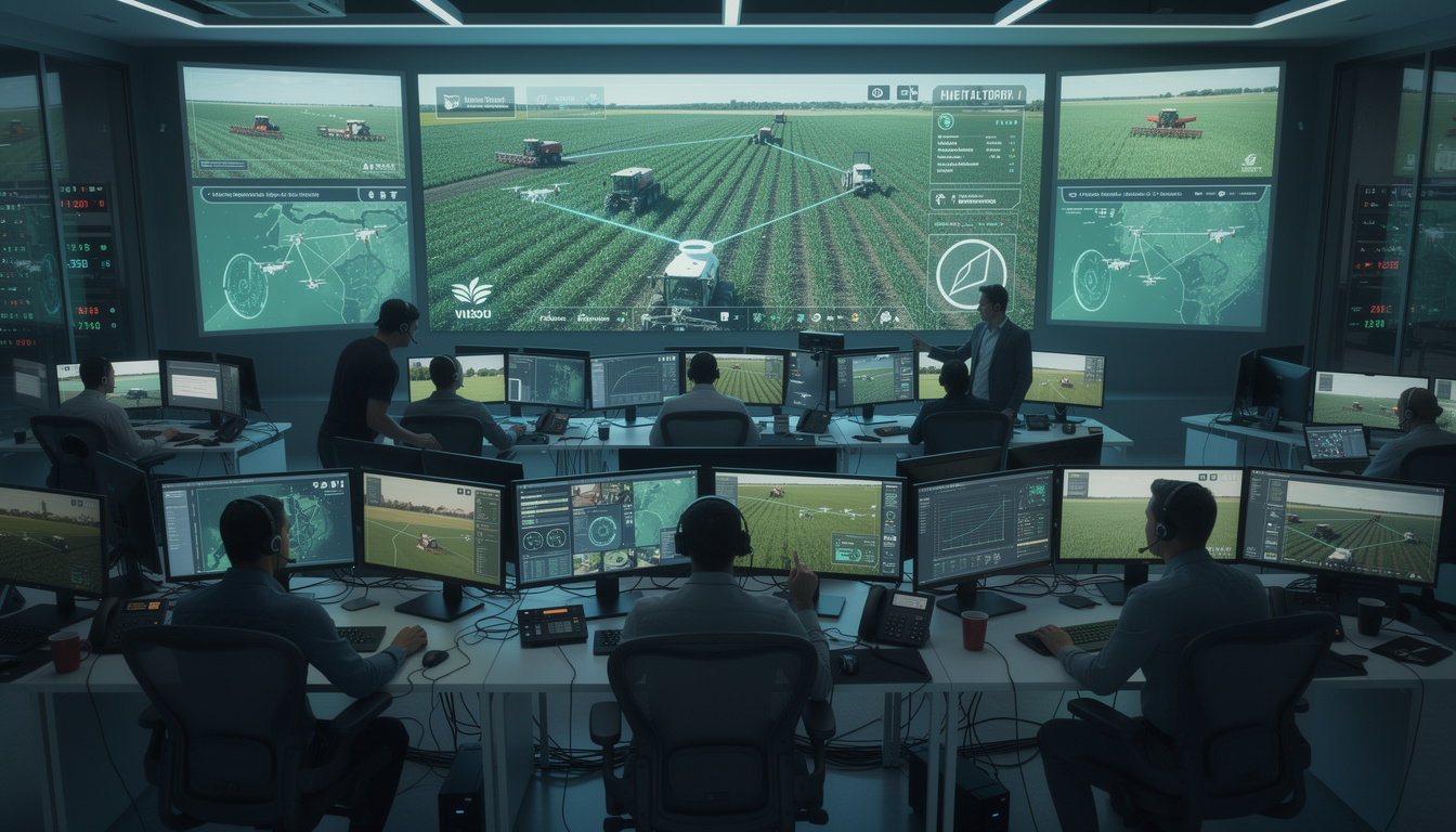 ntt, kubota et docomo collaborent pour tester des robots agricoles contrôlés à distance, alliant technologie et innovation pour transformer l'agriculture moderne.