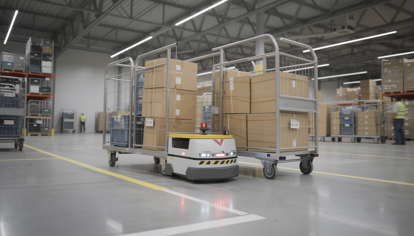 découvrez comment amazon améliore son robot proteus en intégrant des commandes en langage naturel pour une interaction plus intuitive et efficace.