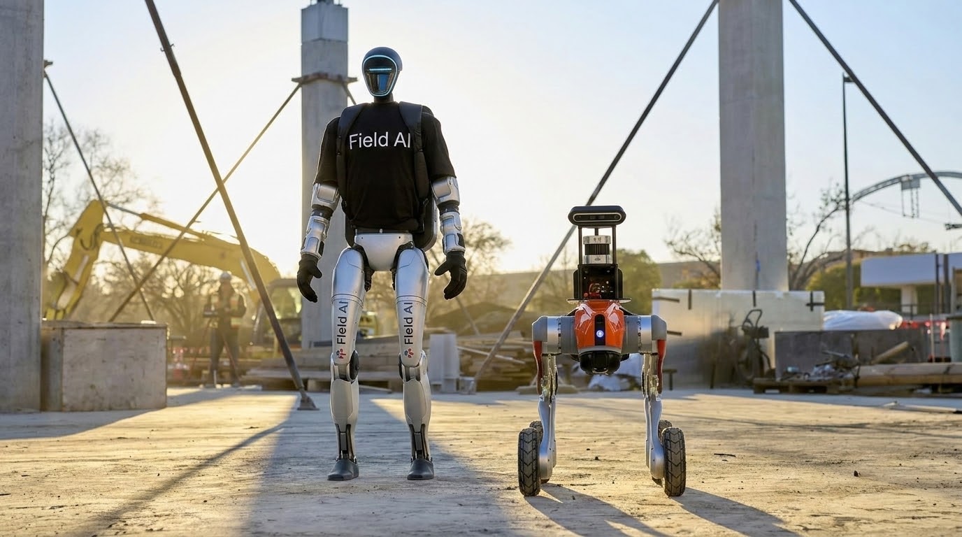 FieldAI dépasse 100 millions de dollars avec ses modèles robotiques