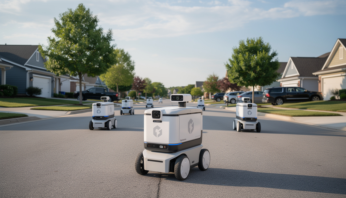 jd.com innove pour l'avenir de la livraison en développant des robots autonomes, révolutionnant ainsi la logistique post-livreurs.