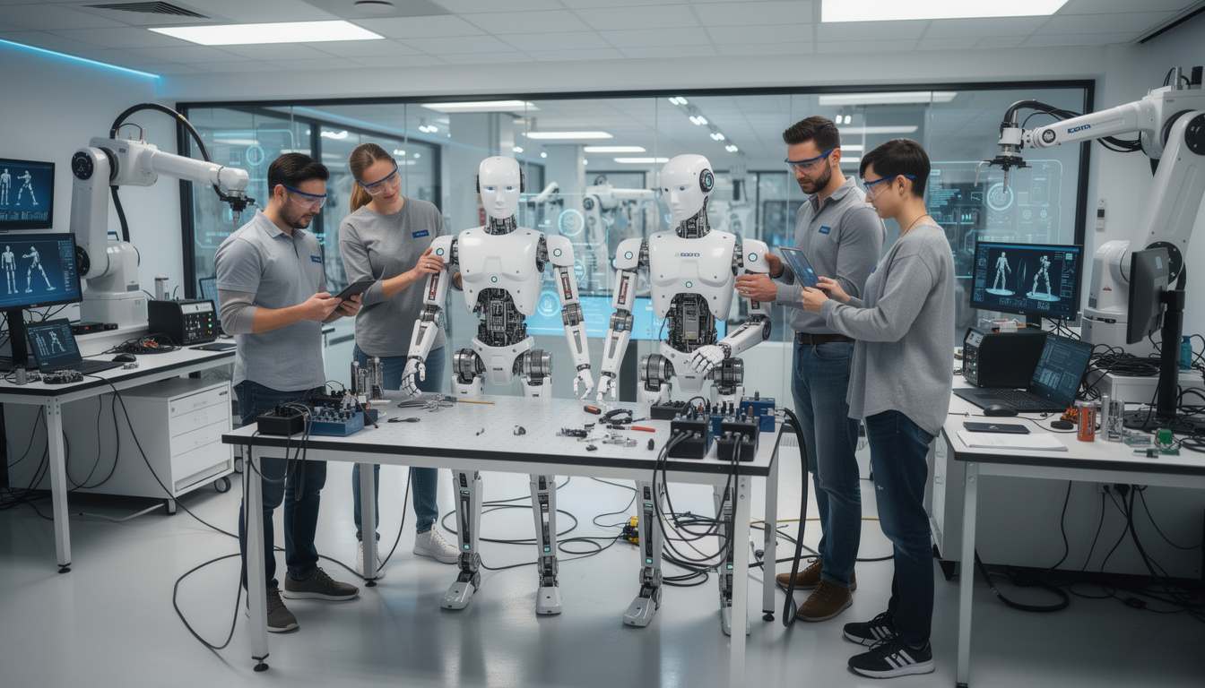 la start-up allemande neura robotics ambitionne de produire plusieurs millions de robots d'ici 2030, révolutionnant ainsi le marché de la robotique avec ses innovations technologiques.