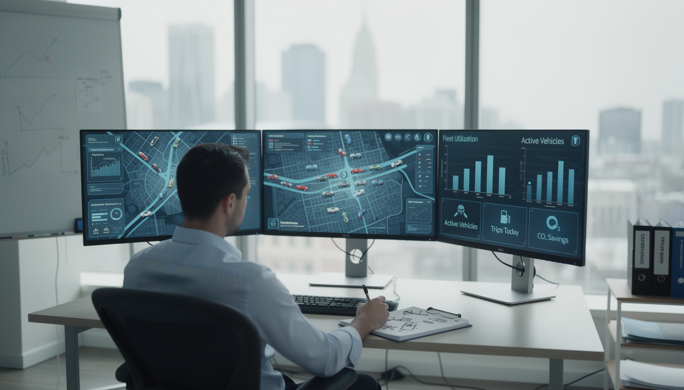 découvrez comment l'autopartage place les plateformes de gestion de flotte au centre de l'expérience utilisateur, optimisant ainsi l'efficacité et la flexibilité des services de mobilité partagée.