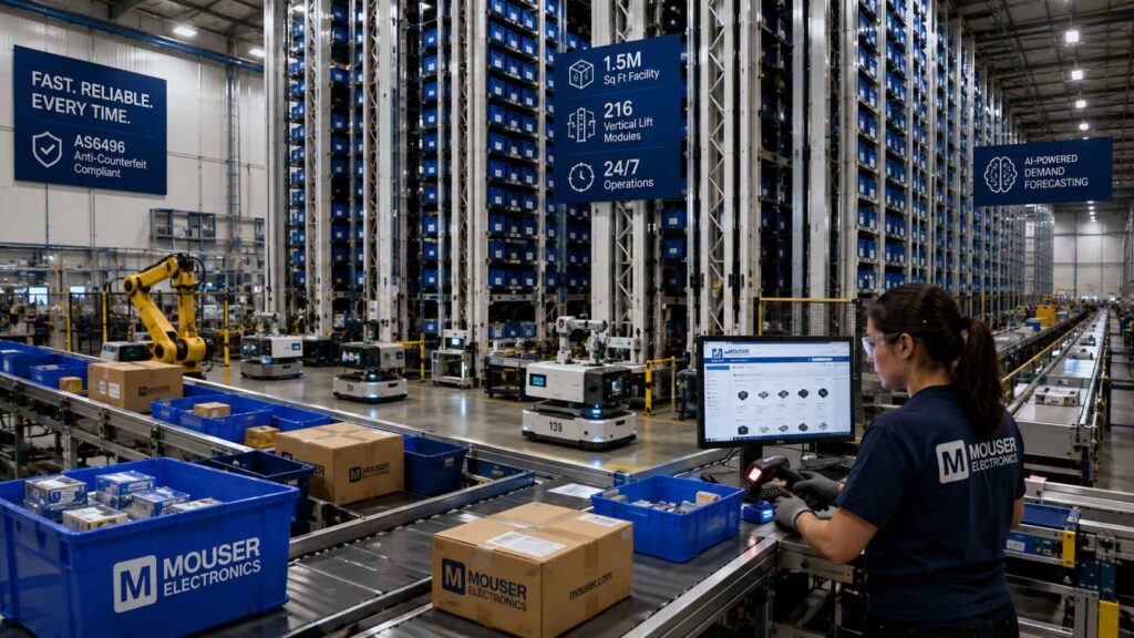 Le catalogue de composants de Mouser Company
