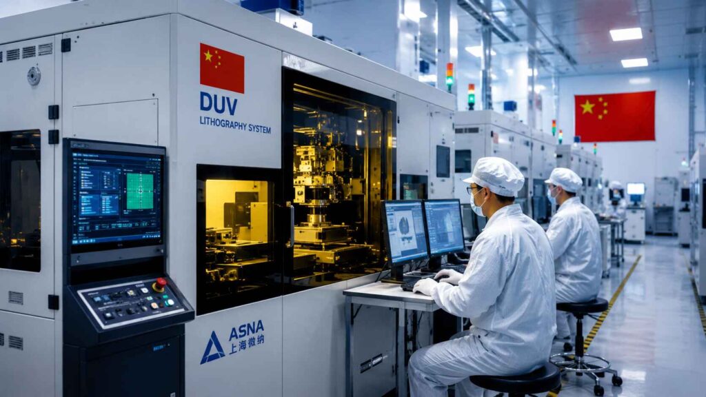Chine puces électroniques et lithographie DUV