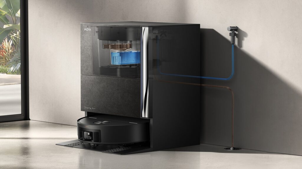 MOVA Z70 Ultra Roller Complete : lavage continu et navigation intelligente