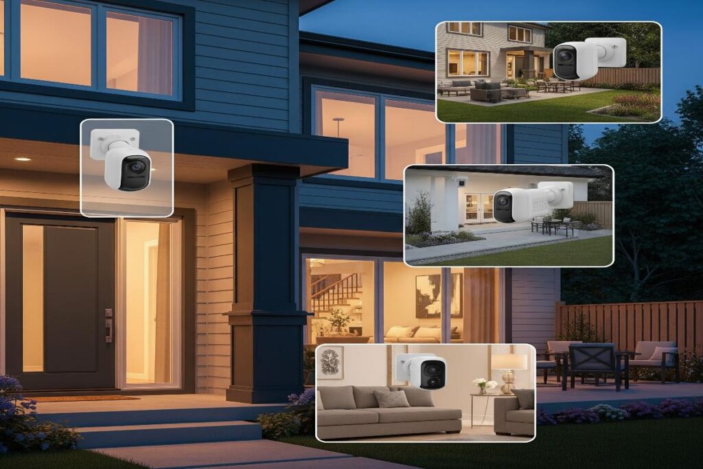 Utilisation de caméras de surveillance connectées pour sécuriser le domicile