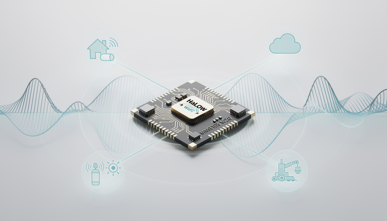 morse micro présente un module wi-fi halow innovant, optimisé pour l’internet des objets (iot) avec une portée longue, offrant une connectivité fiable et basse consommation pour les dispositifs intelligents.