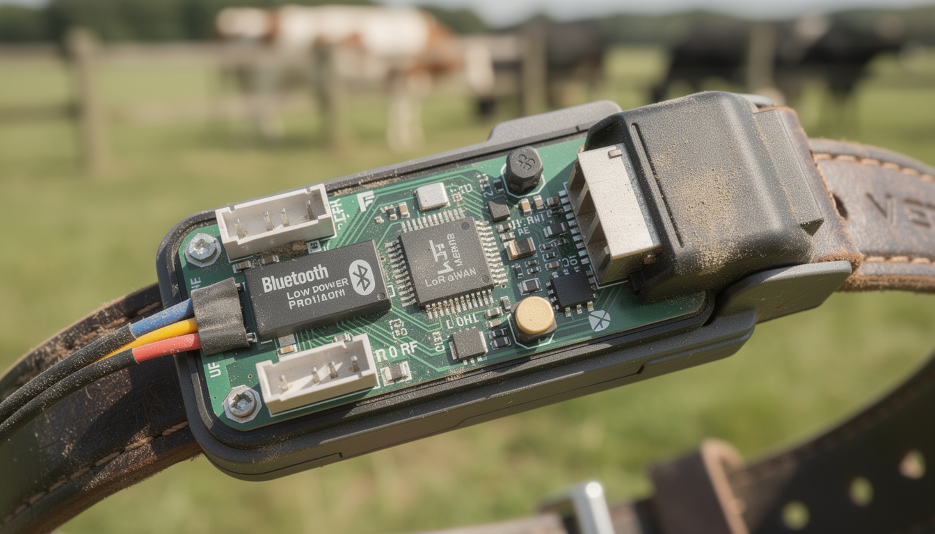 nemeus innove avec un collier iot connecté, spécialement conçu pour surveiller et protéger les animaux au pâturage en temps réel.