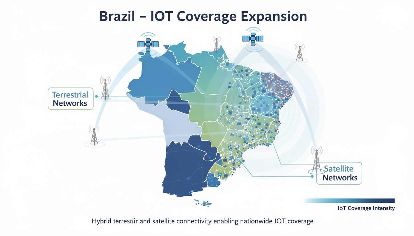 sateliot ambitionne de révolutionner l'internet des objets (iot) dans les zones rurales du brésil en proposant une connectivité par satellite fiable et innovante.