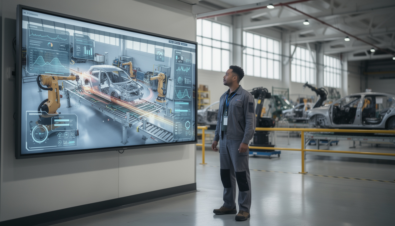 stellantis renforce sa transformation industrielle en intégrant l'intelligence artificielle de nvidia dans ses usines pour optimiser la production et l'efficacité.