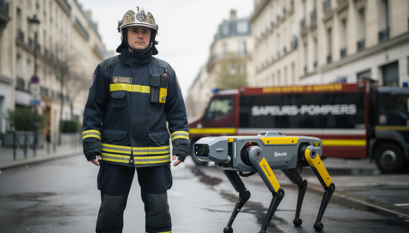 Un robot quadrupède aide les pompiers face aux risques chimiques