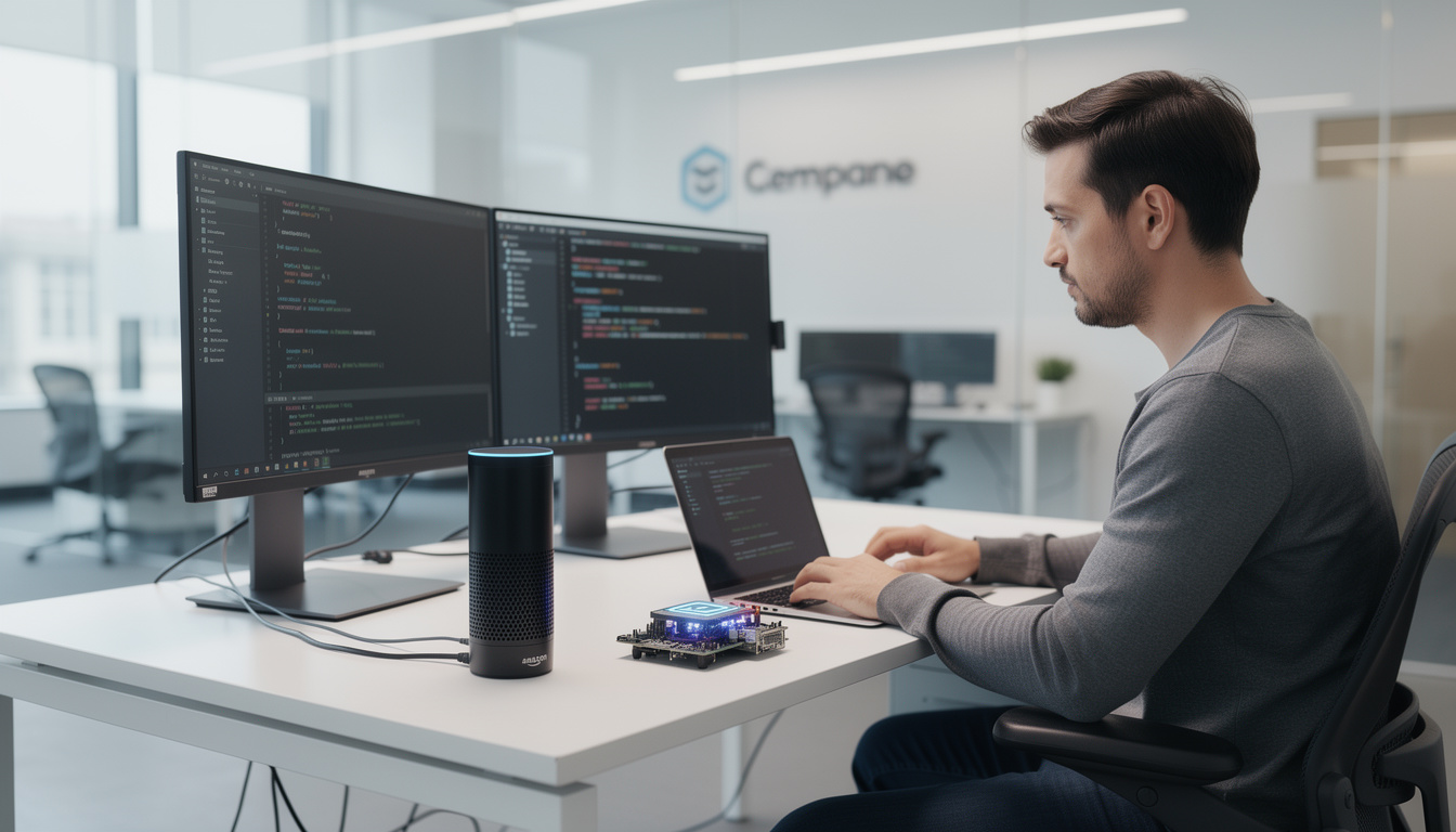 découvrez comment amazon développe ses puces az3 pour optimiser les performances de l'intelligence artificielle embarquée et révolutionner les appareils connectés.