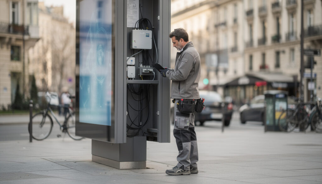 com4 garantit la connectivité iot fiable de 120 000 écrans à travers l'europe, offrant des solutions innovantes pour une communication optimisée et une gestion à distance efficace.