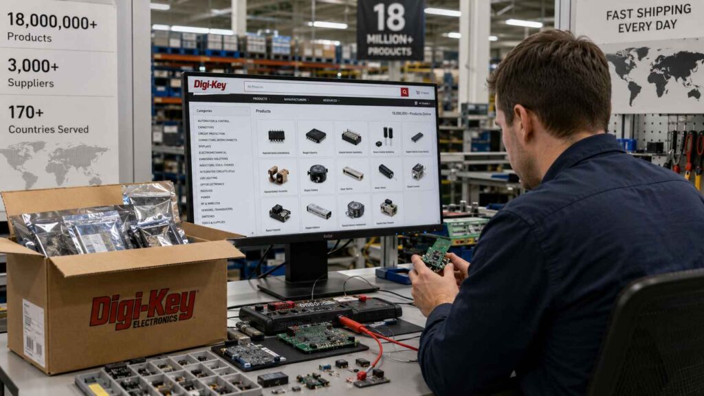 Digi Key Corp. fonctionne sans quantité minimale de commande