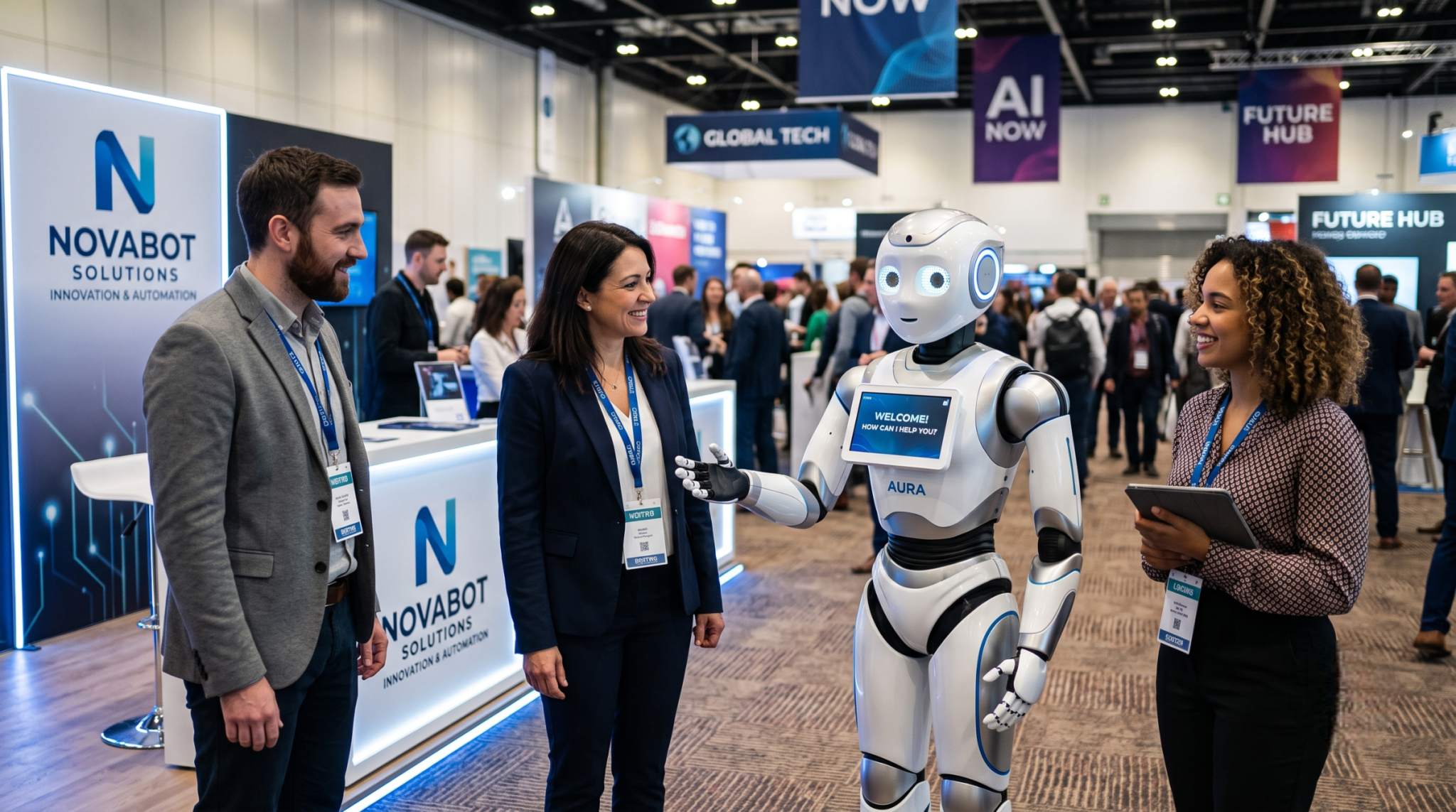 Location robot événementiel : l’atout pour captiver vos visiteurs
