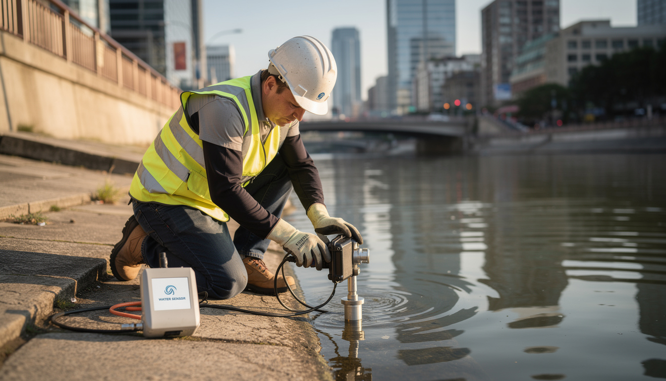 pemb installe des capteurs connectés innovants pour assurer une surveillance en temps réel de la qualité de l'eau et de l'environnement de la rivière marne.