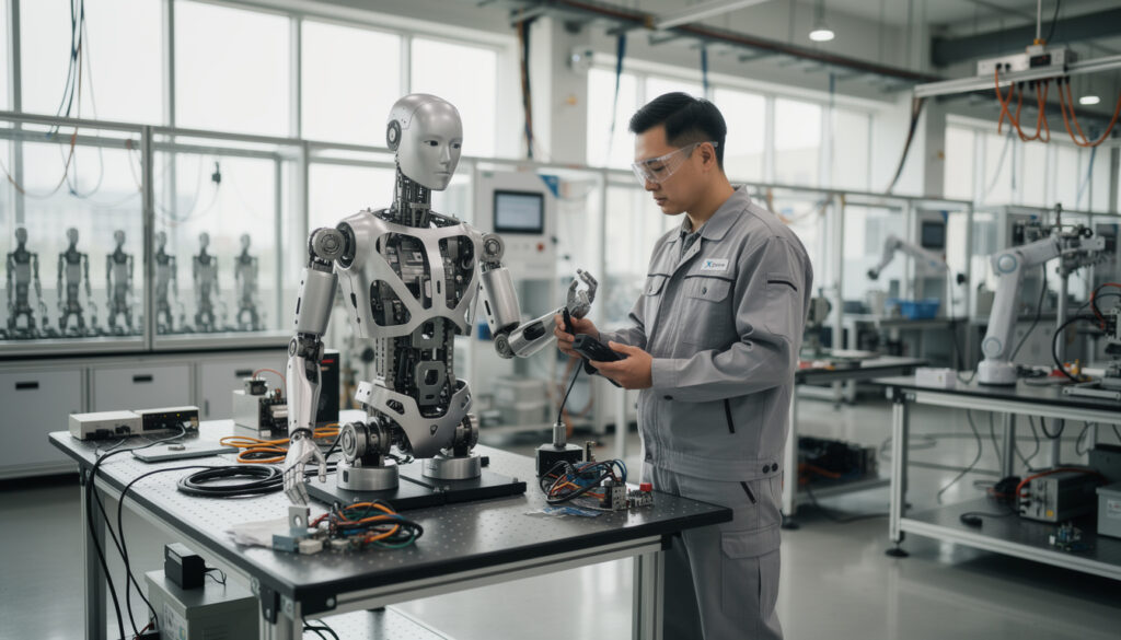 xpeng accélère la production de son robot humanoïde iron, visant à révolutionner l'industrie de la robotique avec des avancées technologiques majeures.