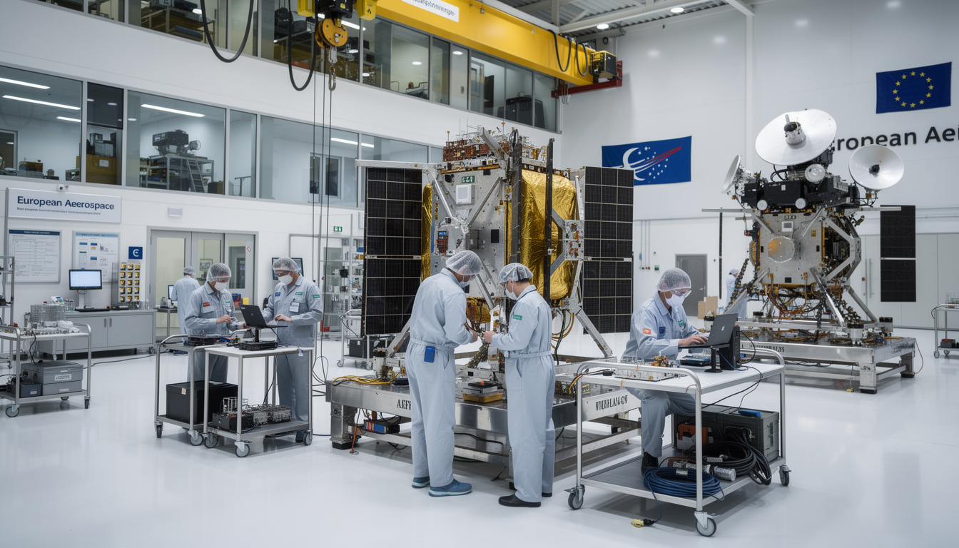 l'union européenne intensifie le programme iris² en lançant 66 satellites pour concurrencer starlink et renforcer sa souveraineté dans le domaine des communications spatiales.
