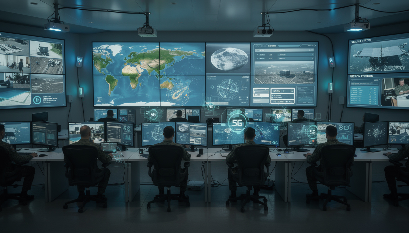 le secteur mondial de la défense investit 2,5 milliards d'euros dans la technologie 5g pour renforcer la sécurité, améliorer les communications et moderniser les capacités militaires.