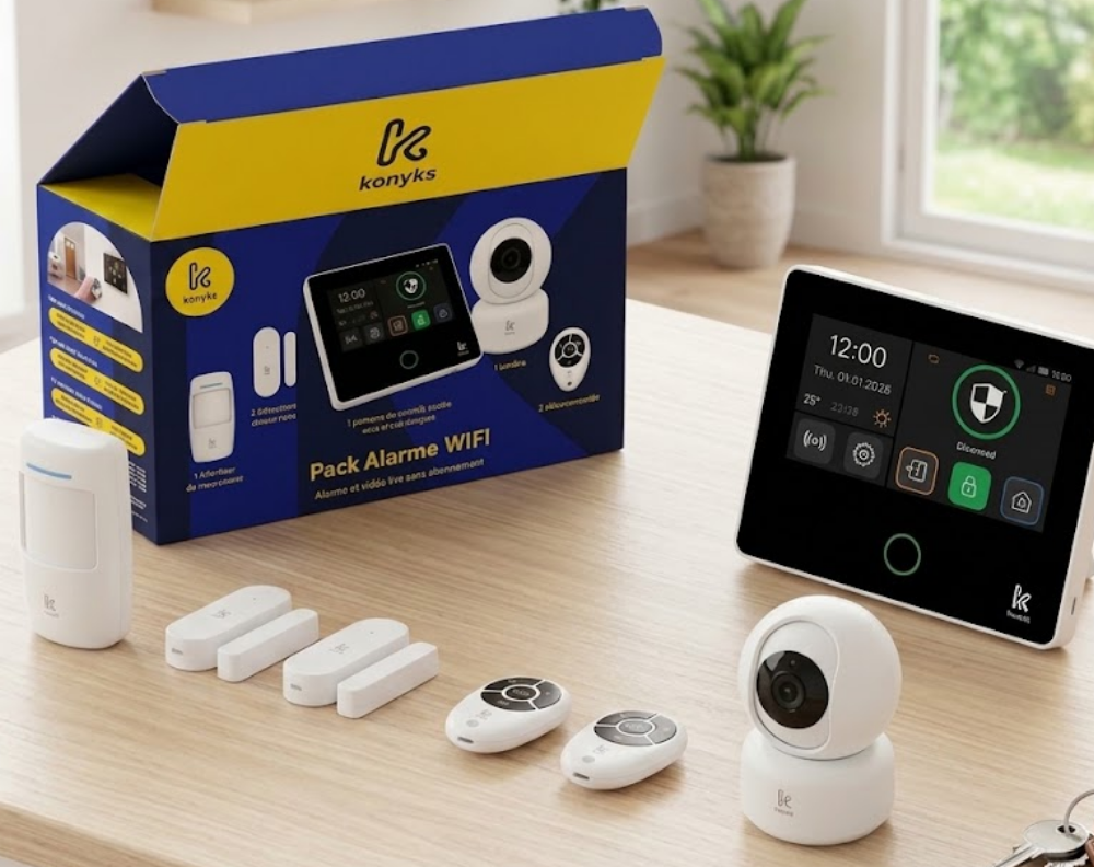 Konyks dévoile un Pack Alarme avec caméra connectée