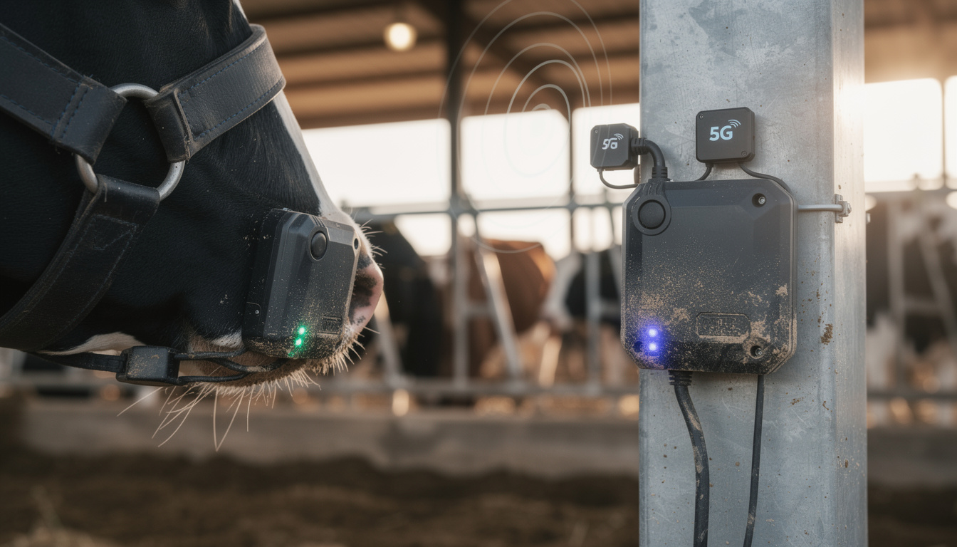 découvrez comment la 5g privée améliore la santé du bétail dans le west sussex grâce à des technologies connectées et une surveillance en temps réel.